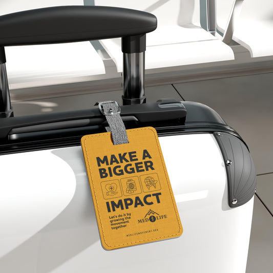 MEDLIFE Yellow Polyester Luggage Tag – Make a Bigger Impact
