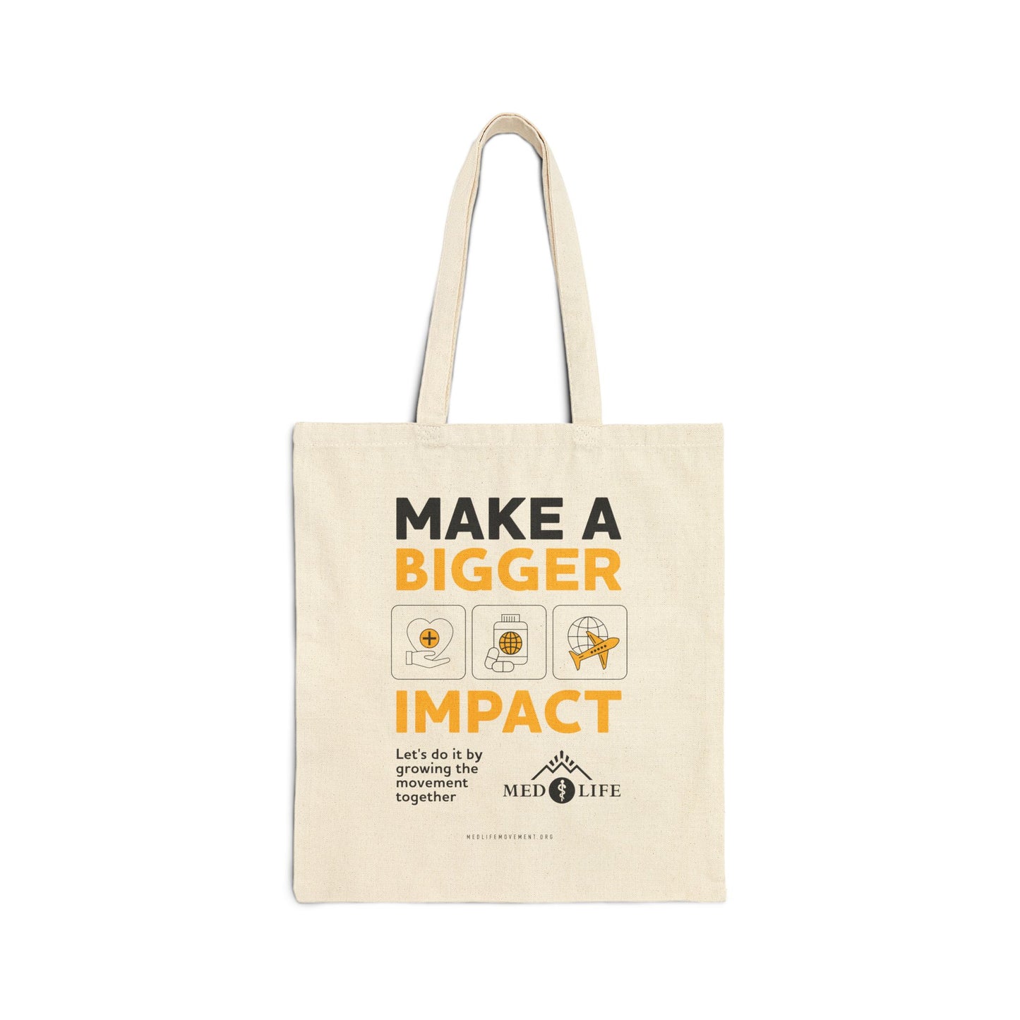 MEDLIFE Canvas Tote Bag