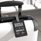 MEDLIFE Black Polyester Luggage Tag – Make a Bigger Impact