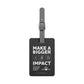 MEDLIFE Black Polyester Luggage Tag – Make a Bigger Impact