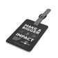 MEDLIFE Black Polyester Luggage Tag – Make a Bigger Impact